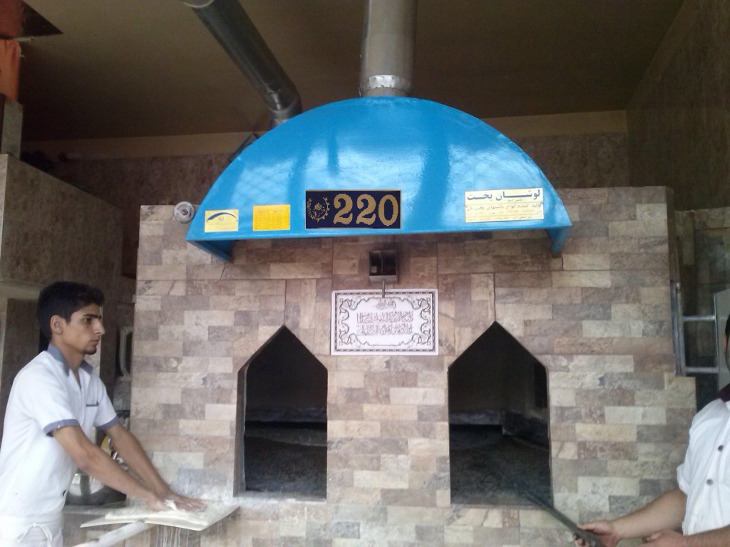 دستگاه پخت نان سنگک صنایع تولیدی و صنعتی لوشان پخت