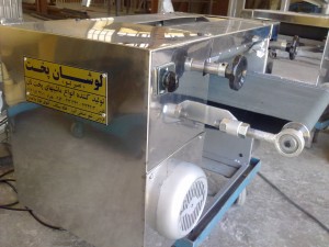 دستگاه وردنه زن صنایع تولیدی و صنعتی لوشان پخت